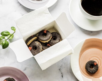 Caja de regalo de chocolate / Donuts de chocolate