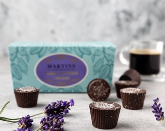 Chocolate Gift Box | Dark Lavender Creams