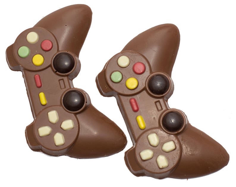 Solid Chocolate Game Controllers Chocolate Gift Stocking Filler Secret Santa Gift Belgian Chocolate Novelty Christmas Gift image 3