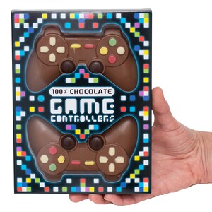 Solid Chocolate Game Controllers Chocolate Gift Stocking Filler Secret Santa Gift Belgian Chocolate Novelty Christmas Gift image 2
