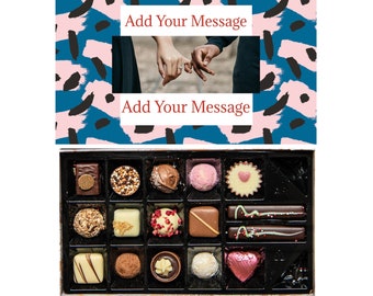 Personalisierte Schokoladen-Geschenkbox | 16 Box | Wild