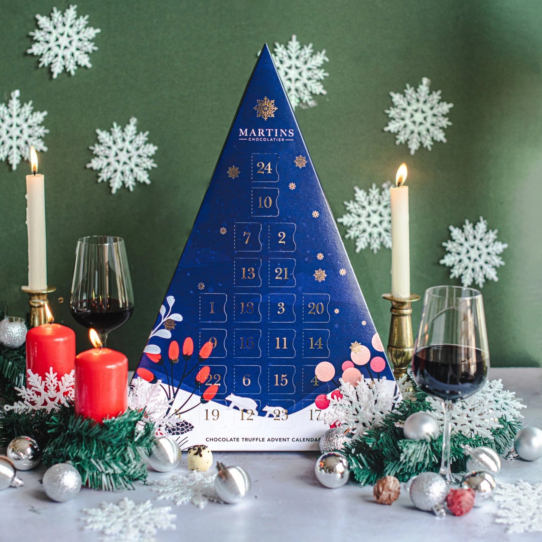 Chocolate Advent Calendar Extra Large With Luxury Belgian Chocolate Chocolate Advent Calendar Extra Large With Luxury Belgian Chocolate