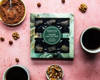 Chocolate Taster Pack | Dark Chocolate & Pistachio Flavoured Marzipan