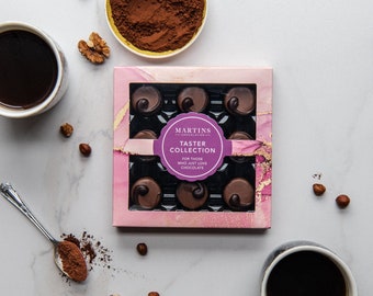 Chocolate Taster Pack | Milk Chocolate filled with Hazelnut Praline and Bresilienne