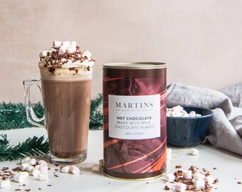 Boule pour chocolat chaud : cacao bio aux mini marshmallows et flocons de  neige 120 gr - Quai Sud