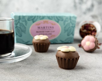 Caja de regalo de chocolate / Bombones de taza de hada de las flores