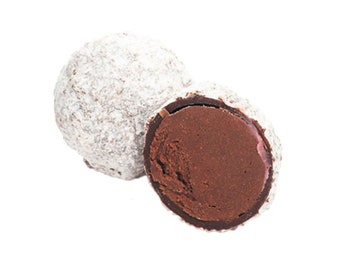 1kg box of Philippe Dusted Dark Chocolate Marc De Champagne Truffles