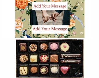 Personalised Chocolate Gift Box | 16 Box | Peacocks