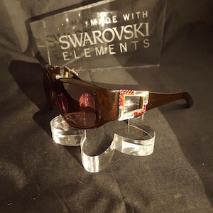 Authentic CHANEL Ladies Sunglasses 5098-B Swarovski Crystals