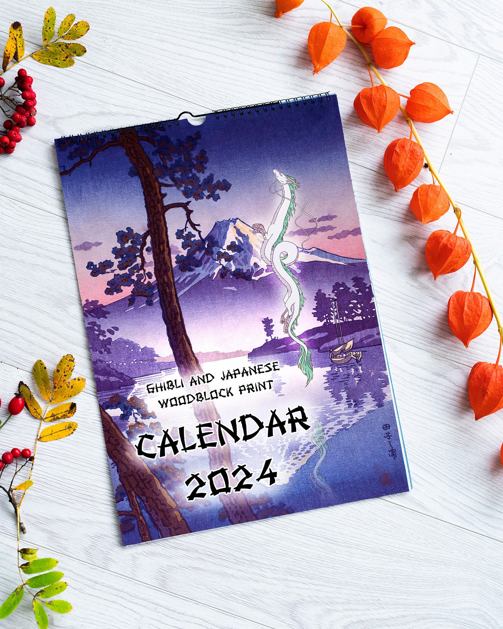 Demon Slayer 2024 Poster Slim Wall Calendar