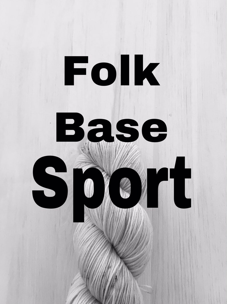 100/% Sw merino Base.Folk base Sport .Hand dyed yarn.Sport weight