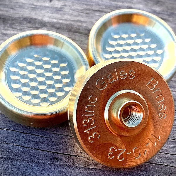 Gales brass button