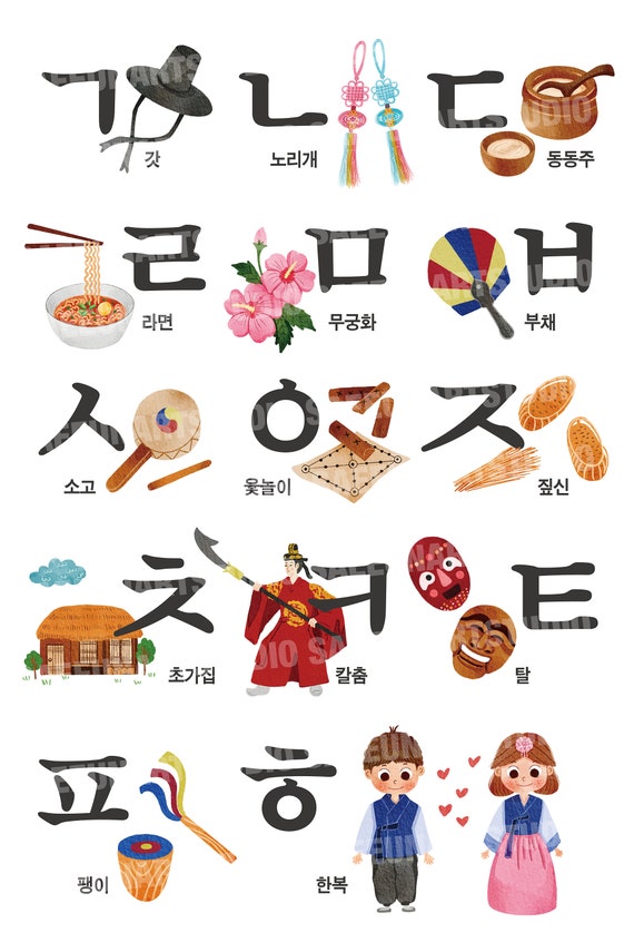 Korean Alphabet - ABBY