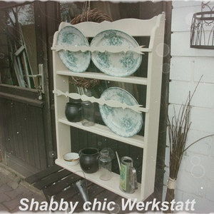 Plate shelf / Kitchen shelf / Wall shelf / Shabby chic image 4