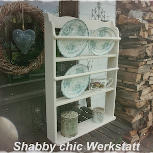 Plate shelf / Kitchen shelf / Wall shelf / Shabby chic