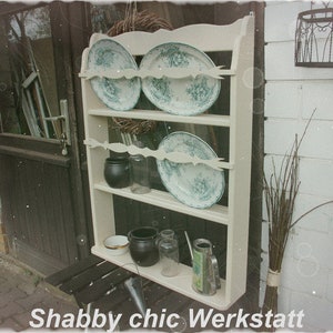 Plate shelf / Kitchen shelf / Wall shelf / Shabby chic image 3