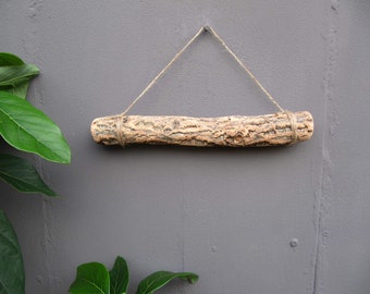 Enchanting Cork Wall Hanging Branch 11" Brown Driftwood Branch For Woven Wall Hanging Weaving Wall Art Macrame Dowel