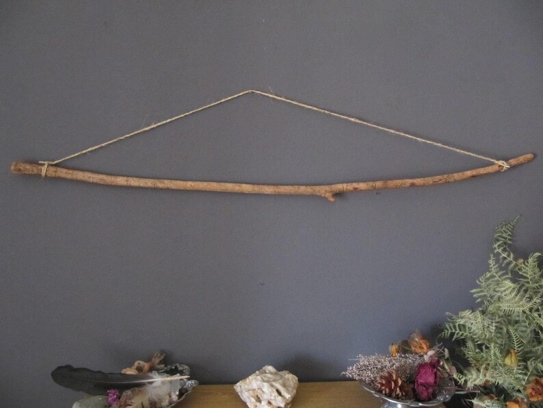 Large Sturdy Olive Wood Branch 51 For Curtain Rod Etsy