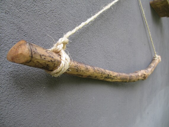 Sturdy BRANCH Olive Wood branch for Bohemian Hangings, Picture Display, Wooden Dowel for Macrame, Clothing Rack hanging branch