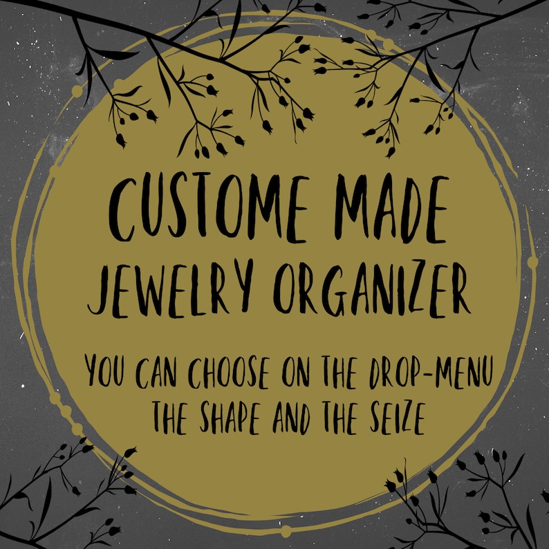 Made to Order Small Space Storage Hangers Olive Wood Jewelry Organizer Choose your own jewelry Display Art Eco friendly Zero Waste