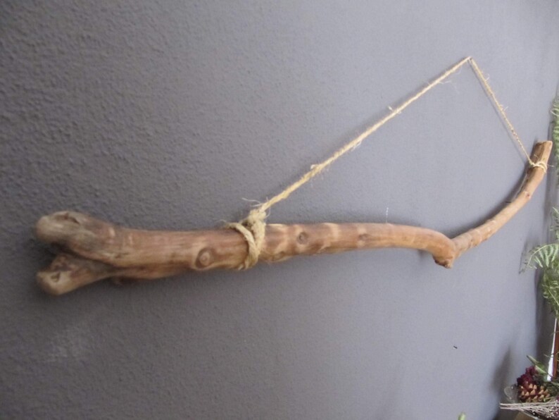 Super Sturdy Olive Wood Branch 49 For Curtain Rod Etsy