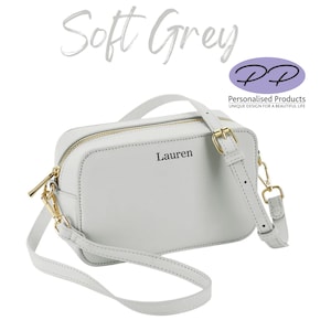 Monogram crossbody bag | custom handbag | personalised gift for her | personalised birthday present | bridesmaid bag | shoulder bag