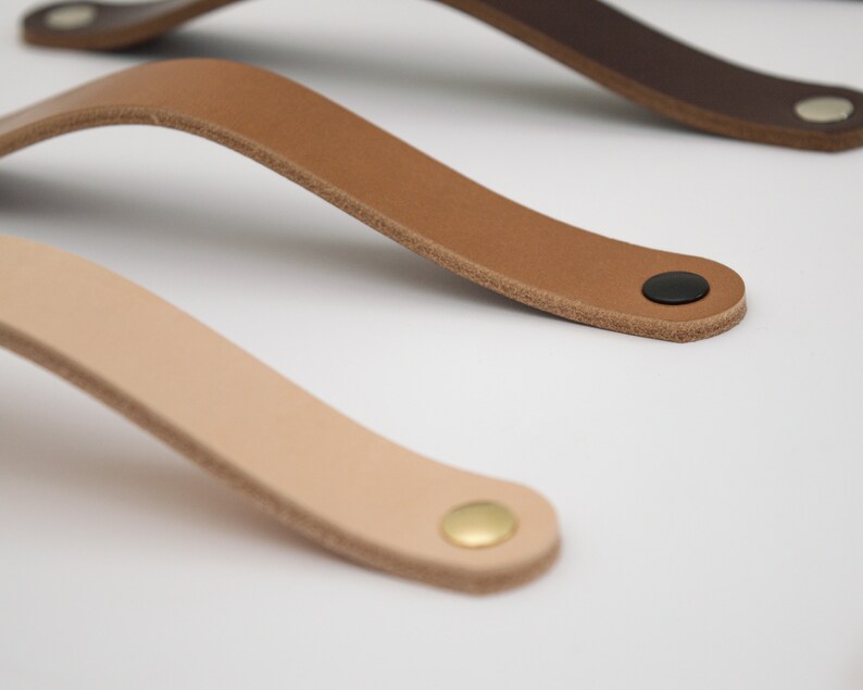 Leather Drawer Handles Leather Drawer Pulls Kitchen Etsy Australia