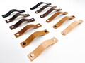Thick Leather drawer handles | Kitchen cabinet pulls | Full Grain Furniture Knobs Hardware | Rich Earth product logo