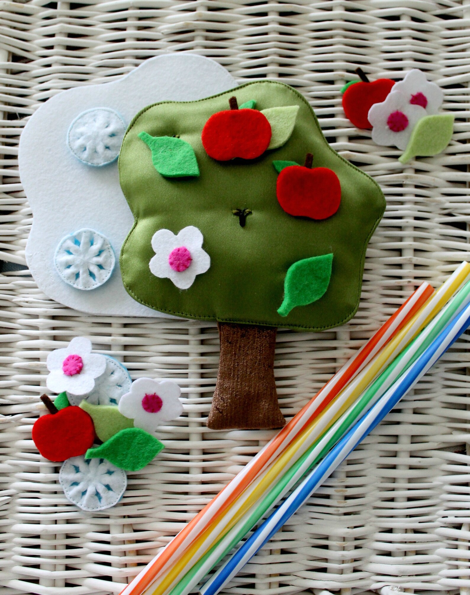 Seasons Montessori Toy Tree/sorting Toys/four Seasons Etsy