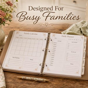 Ultimate Home Management System | 70 Printable Pages | Household, Emergency Planner| Family Organization Binder | Medical Records | image 12