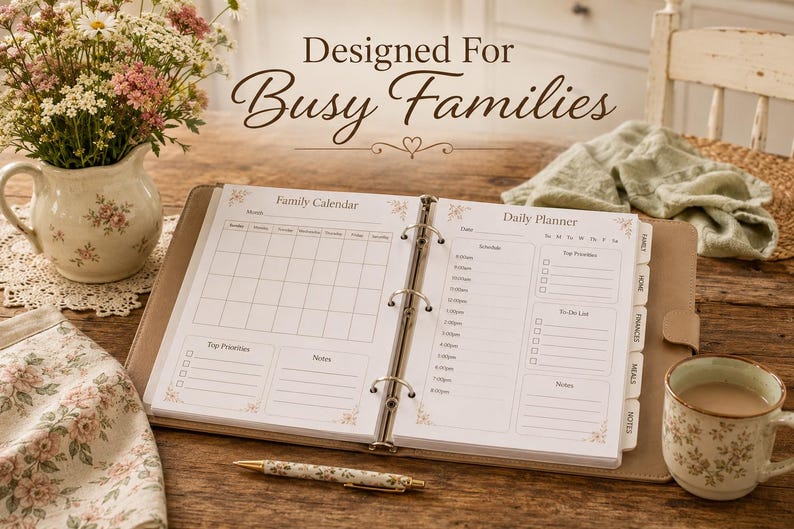 Ultimate Home Management System | 70 Printable Pages | Household, Emergency Planner| Family Organization Binder | Medical Records | image 12