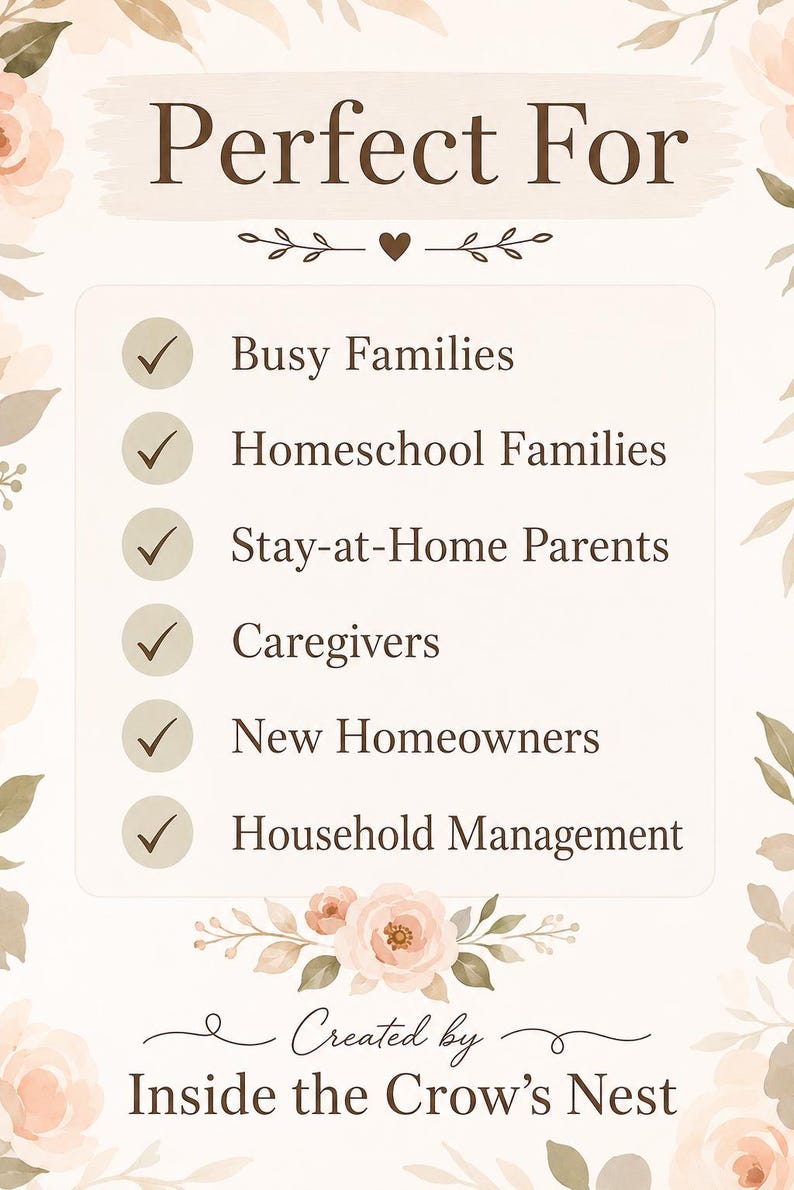 Ultimate Home Management System | 70 Printable Pages | Household, Emergency Planner| Family Organization Binder | Medical Records | image 11