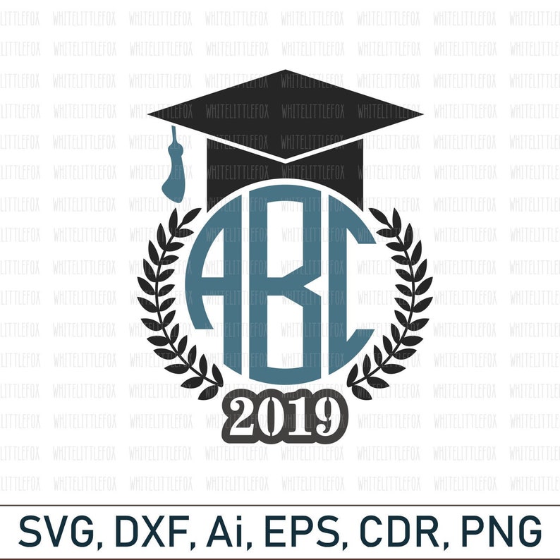 Download Graduation Monogram SVG Graduate MONOGRAM svg Graduation ...