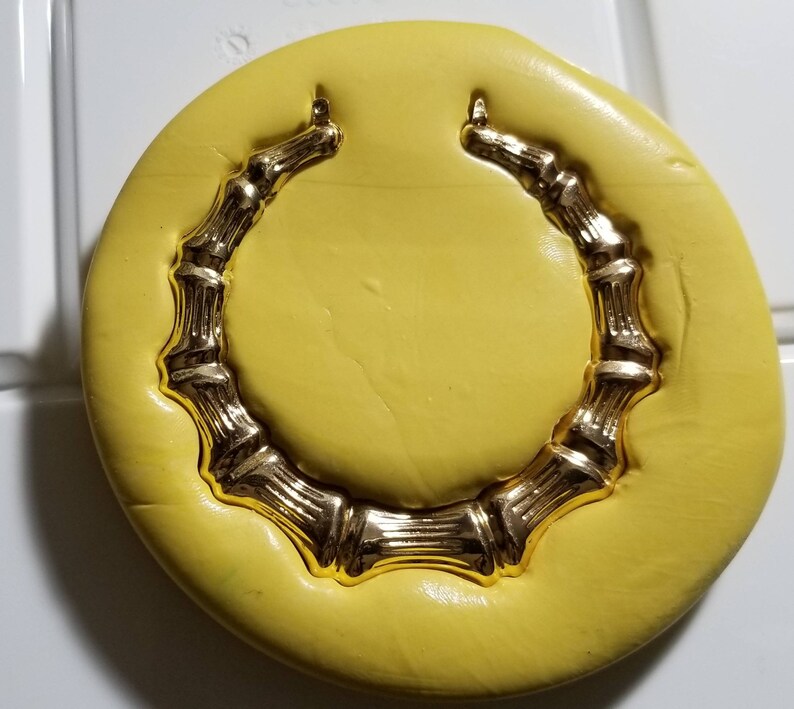 Bamboo Earring Fondant Mold