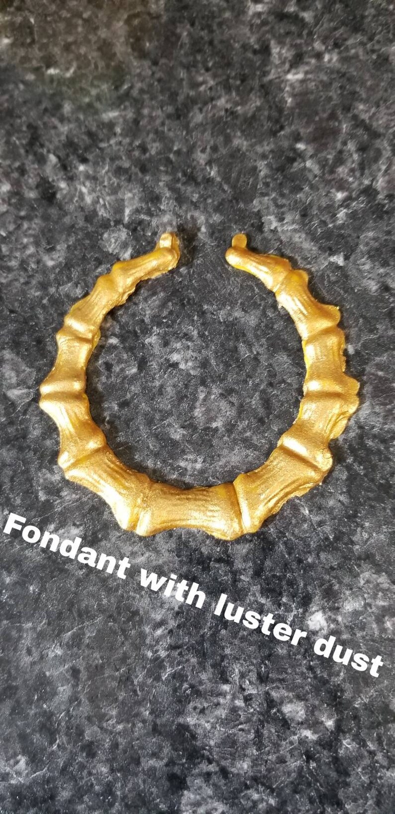 Bamboo Earring Fondant Mold