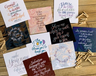 Encouragement Pack 1 ~ Assorted Scripture Verses ~ Instagram Set ~ Psalms/Proverbs/Numbers