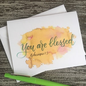 You Are Blessed Ermutigungskarte