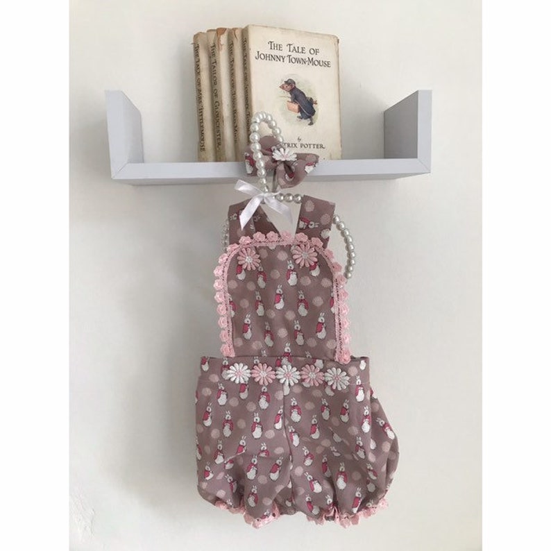 rabbit baby romper