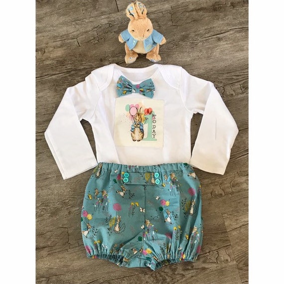 peter rabbit first birthday outfit