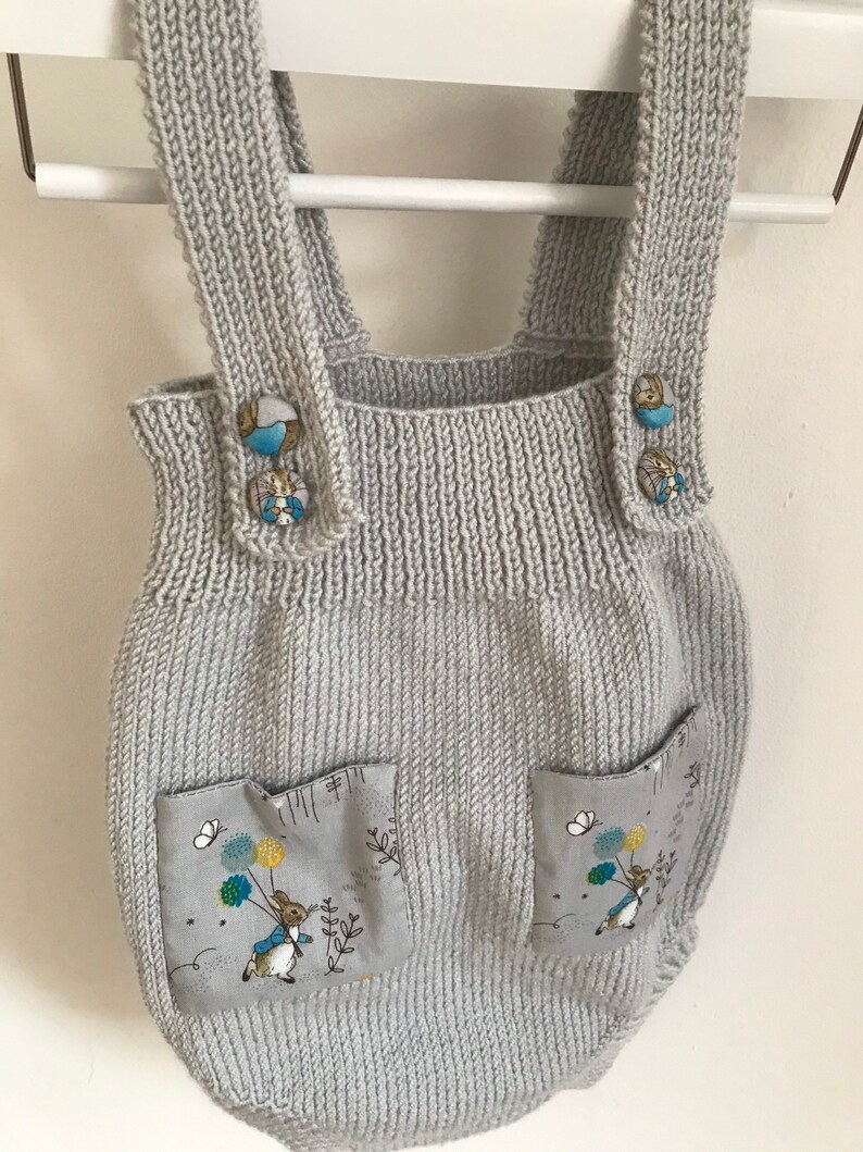 knitted peter rabbit outfit