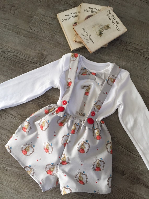 peter rabbit first birthday outfit