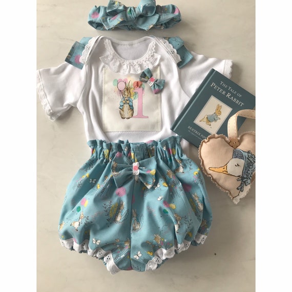 peter rabbit first birthday outfit