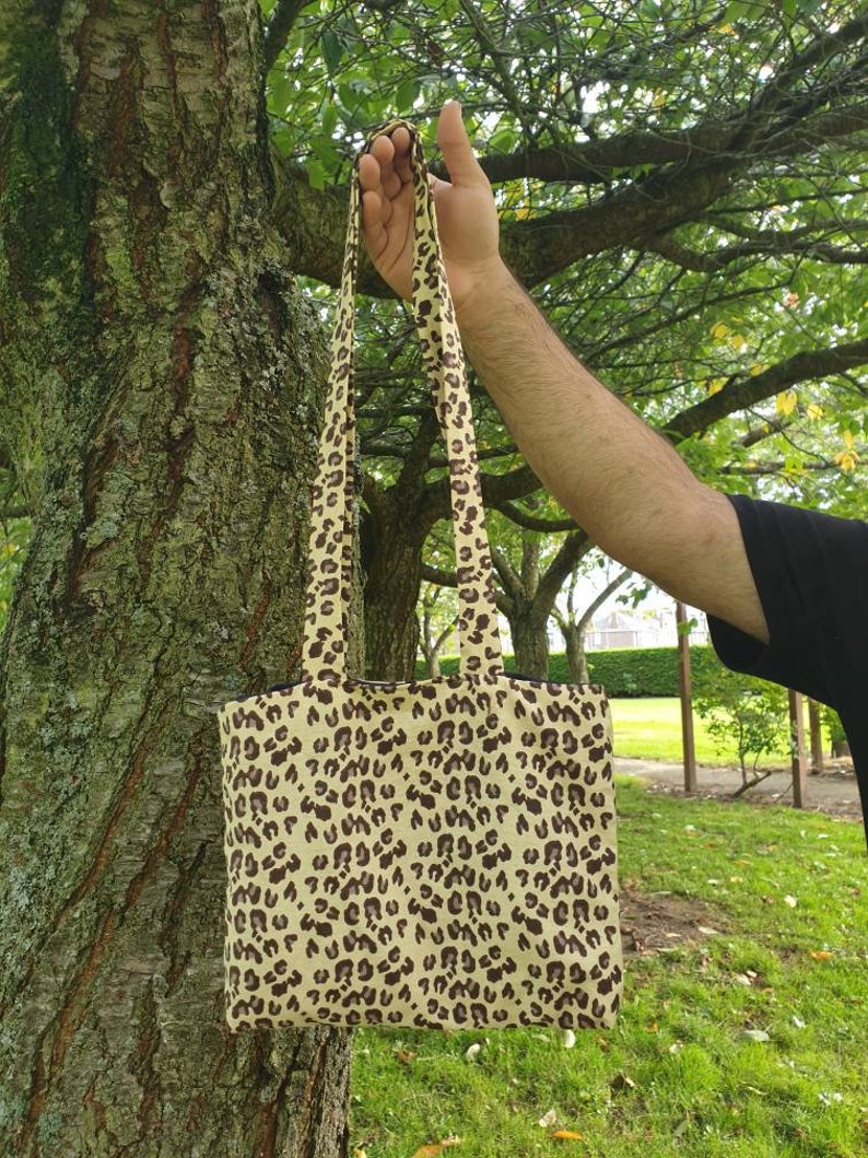 leopard fluffy bag