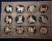 Beautiful Embroidered Wall-hanging KALAGA Burma Myanmar