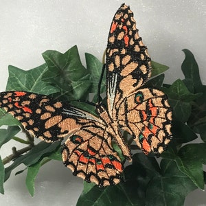 Painted Lady Butterfly (Free Standing Lace - A Finished Embroidery product, not a design file or pattern)
