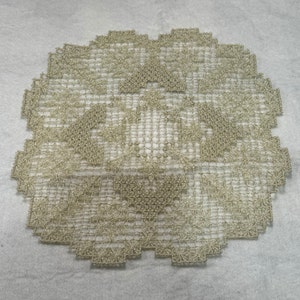 FSL Doily (Free Standing Lace - A Finished Embroidery product, not a design file or pattern)