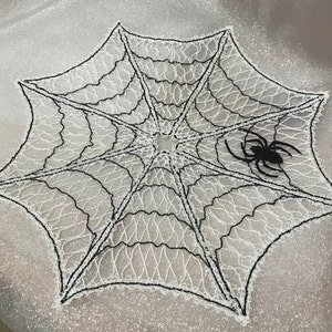 Spiderweb Doily (Free Standing Lace - A Finished Embroidery product, not a design file or pattern)