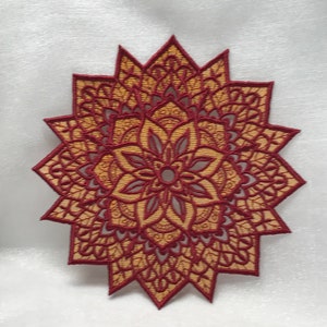 Lace Doily (Free Standing Lace - A Finished Embroidery product, not a design file or pattern)