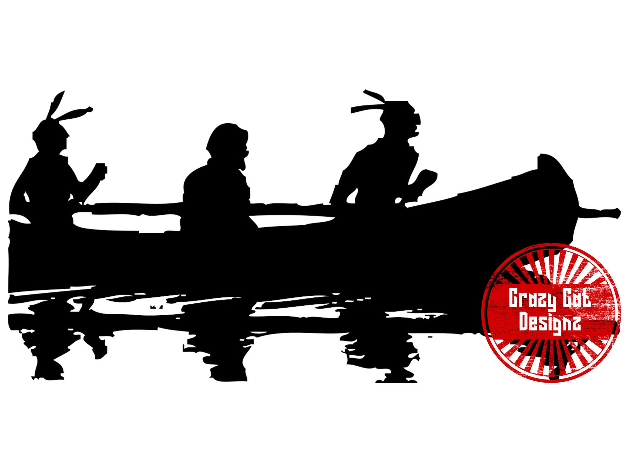 Kanu Silhouette SVG PNG JPG Clipart Vektor Logo Etsy Schweiz