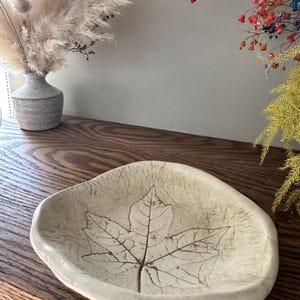 Handmade Ceramic Leaf Dish